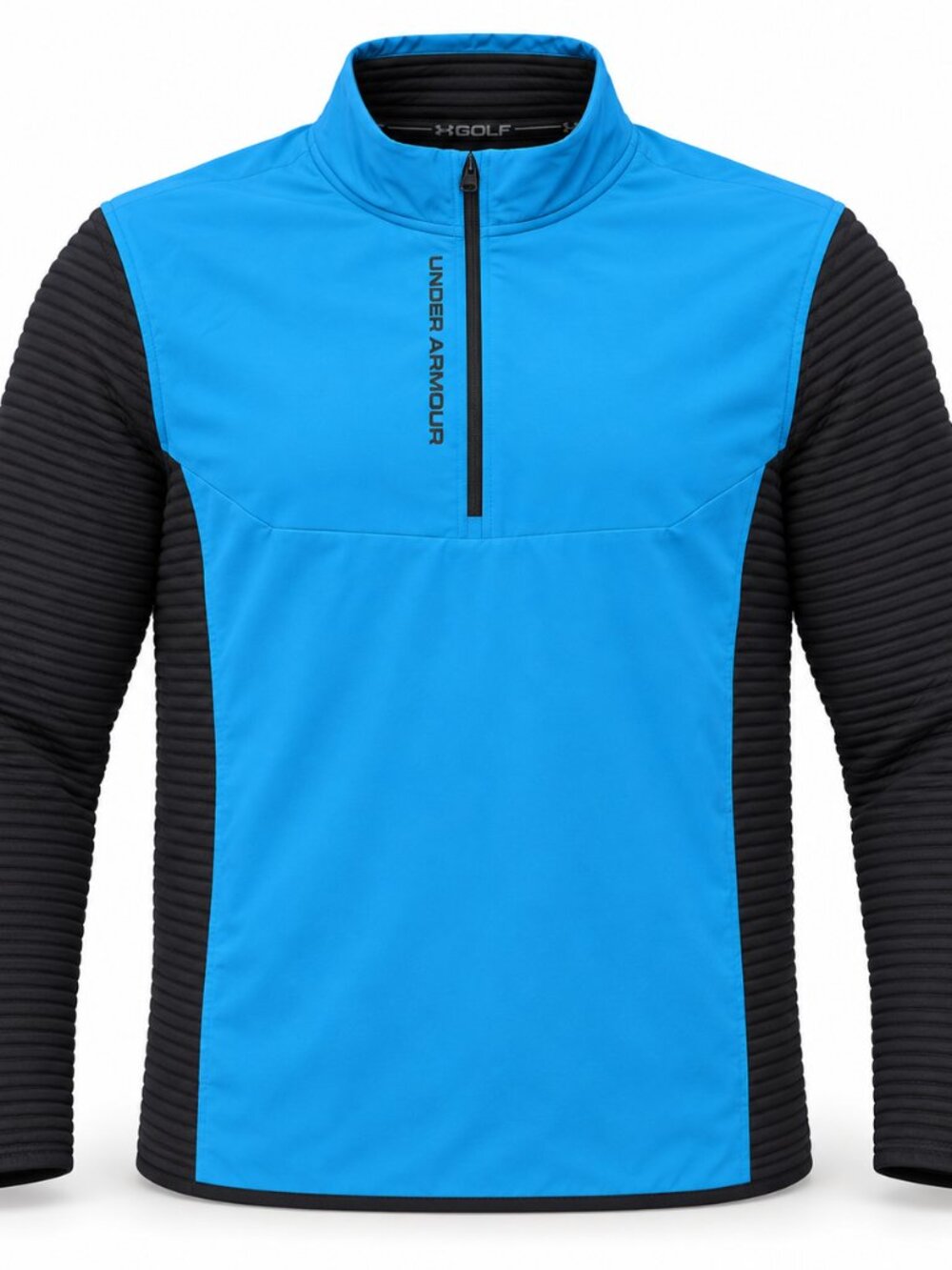 Under Armour Golf Blue & Black Half-Zip Pullover Men’s Large